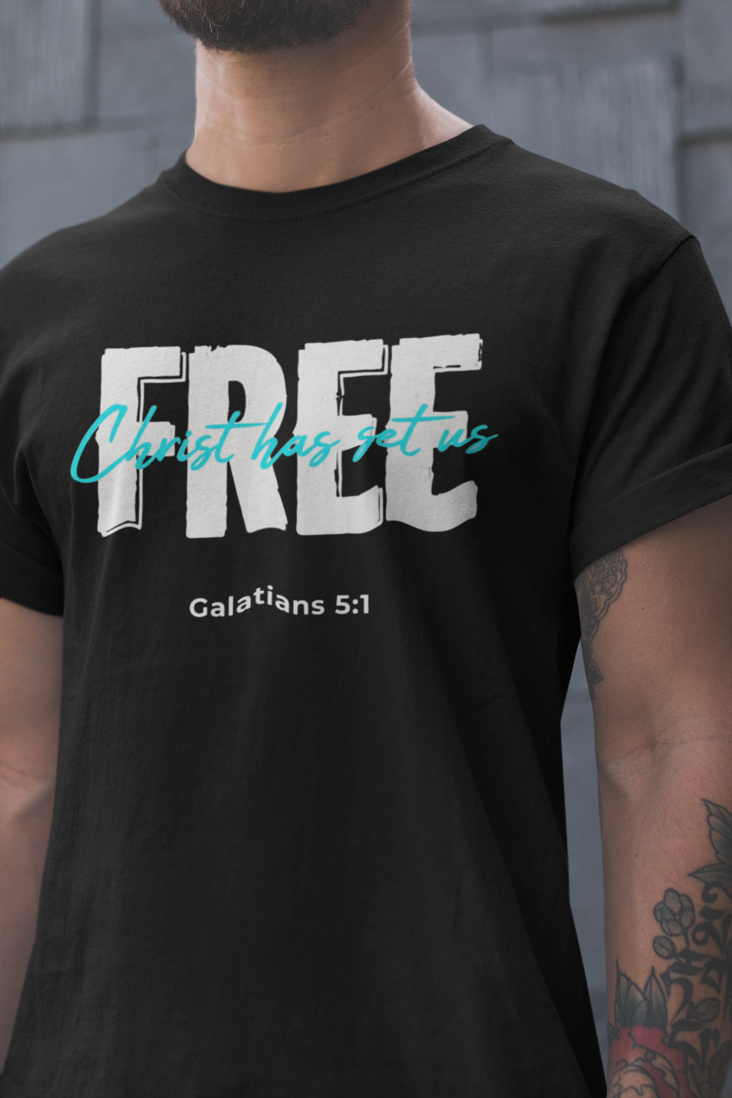Christ Has Set Us FREE Galatians 5:1 T‑Shirt