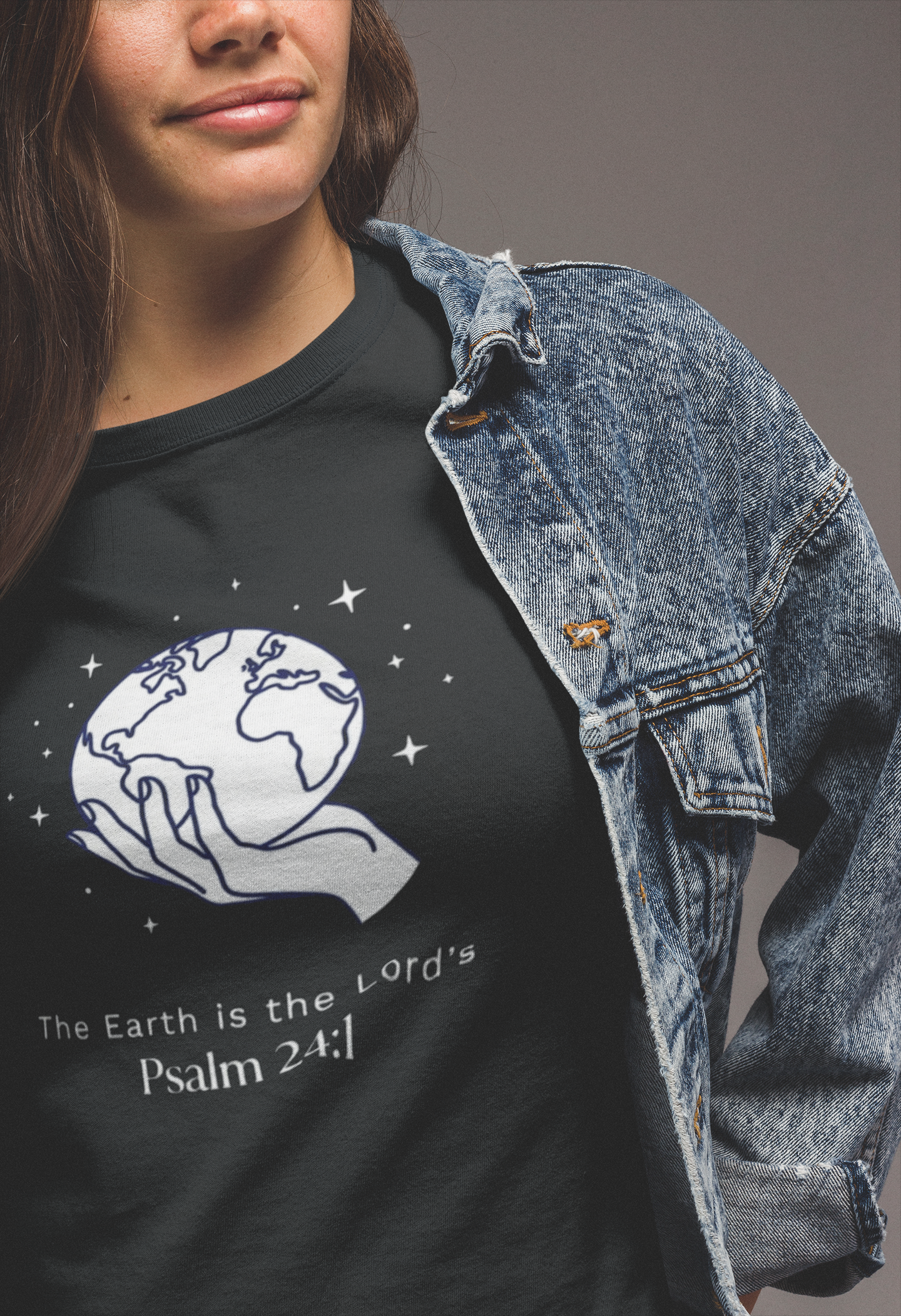 The Earth Is The Lord's Psalm 24:1 T-Shirt