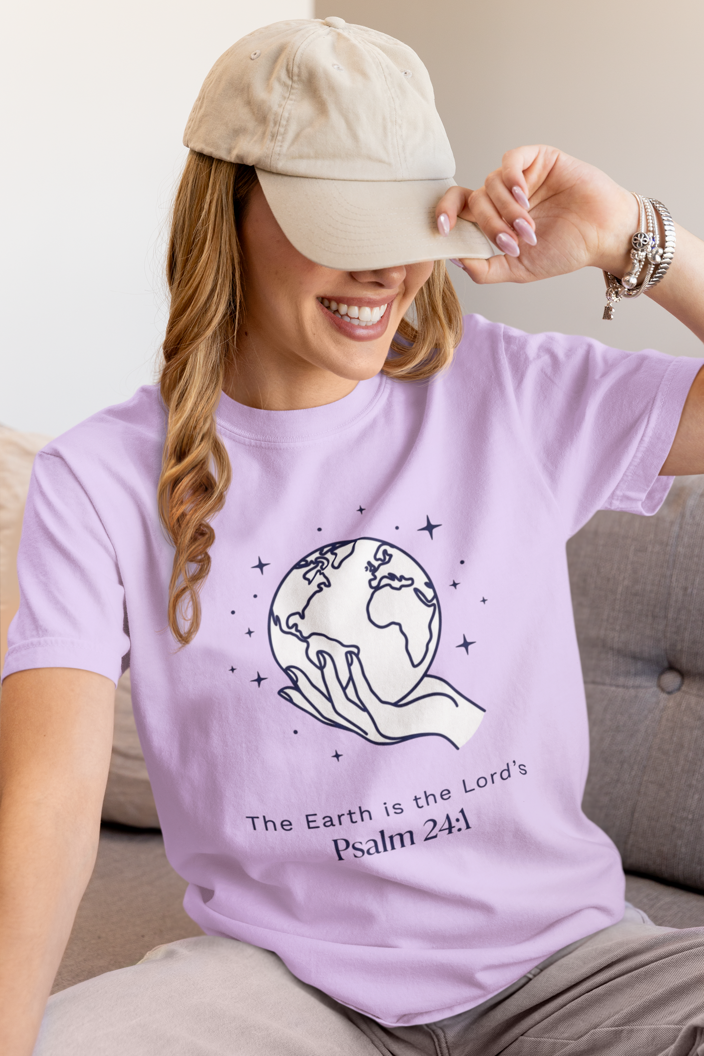 The Earth Is The Lord's Psalm 24:1 T-Shirt