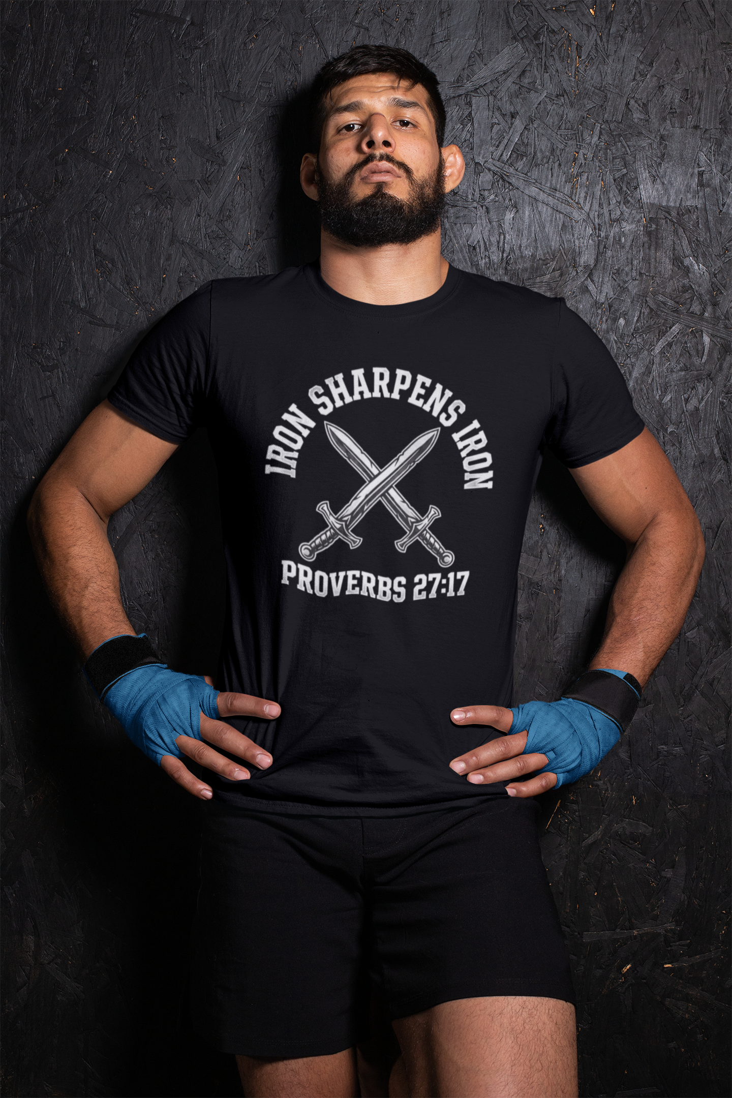 Iron Sharpens Iron Proverbs 27:17 T‑Shirt