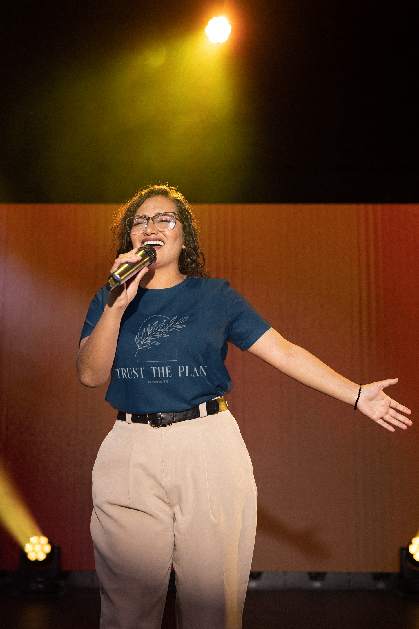 Trust The Plan Proverbs 3:5 Minimal Botanical T‑Shirt