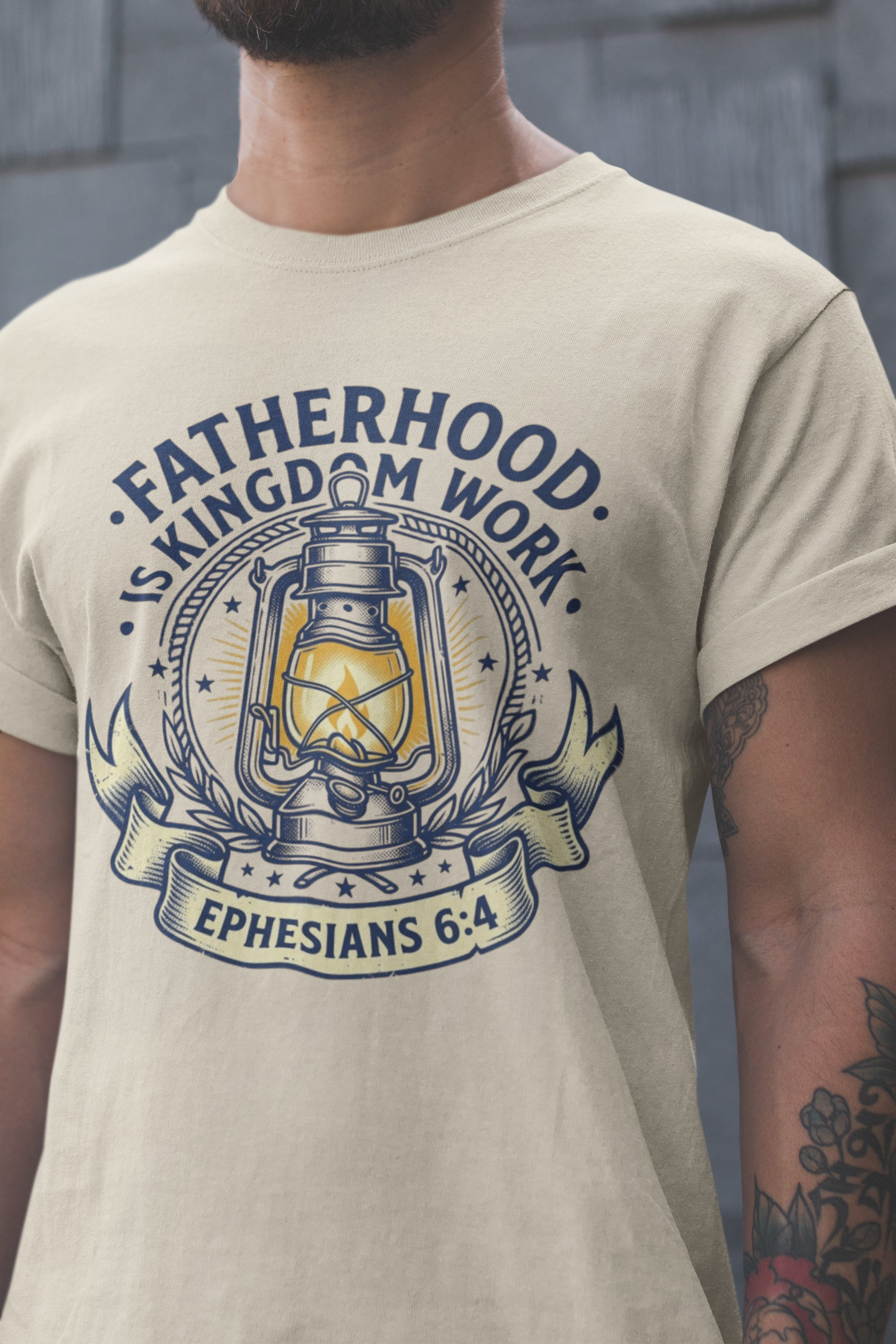 Fatherhood Is Kingdom Work Ephesians 6:4 T‑Shirt