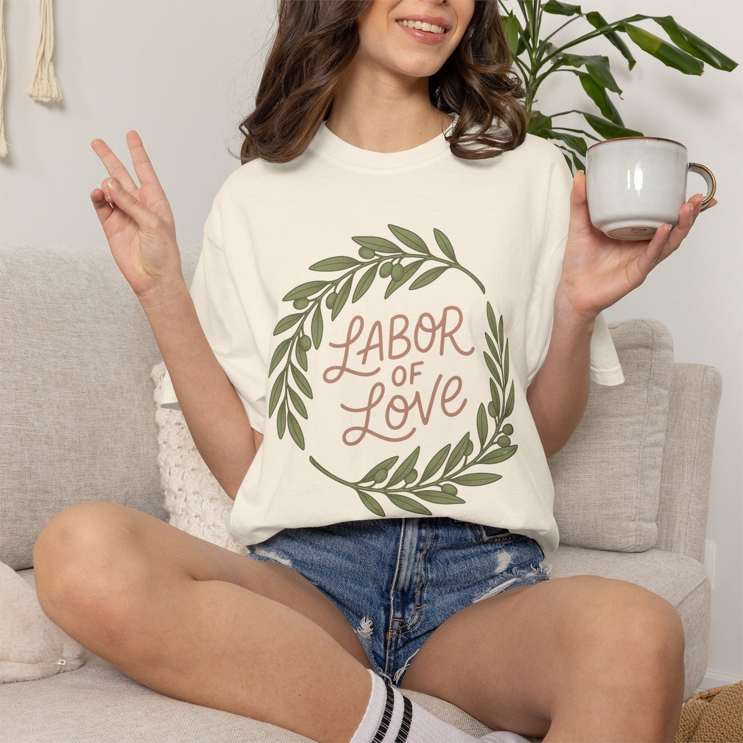 Labor of Love Wreath T-Shirt
