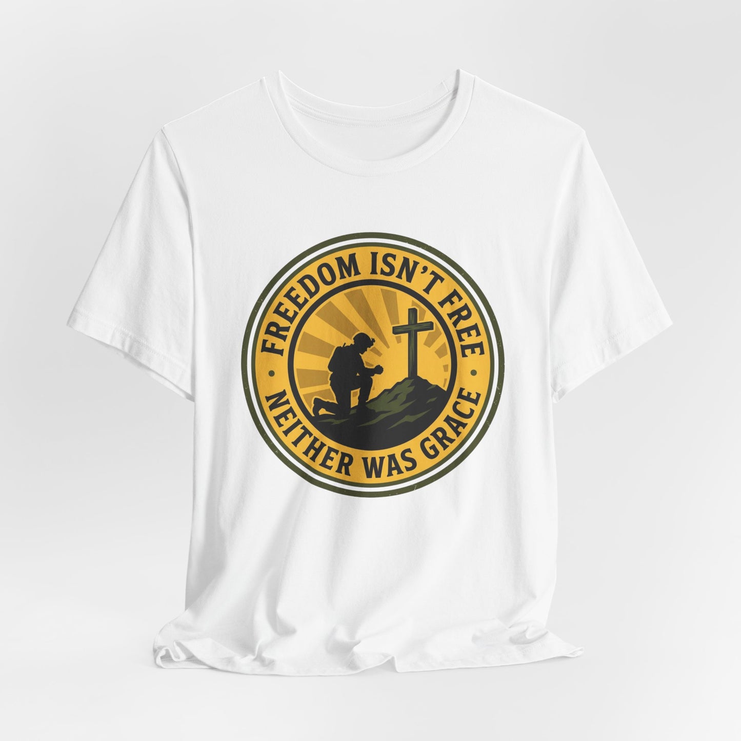 Freedom Isn’t Free Patriotic Christian Soldier T‑Shirt