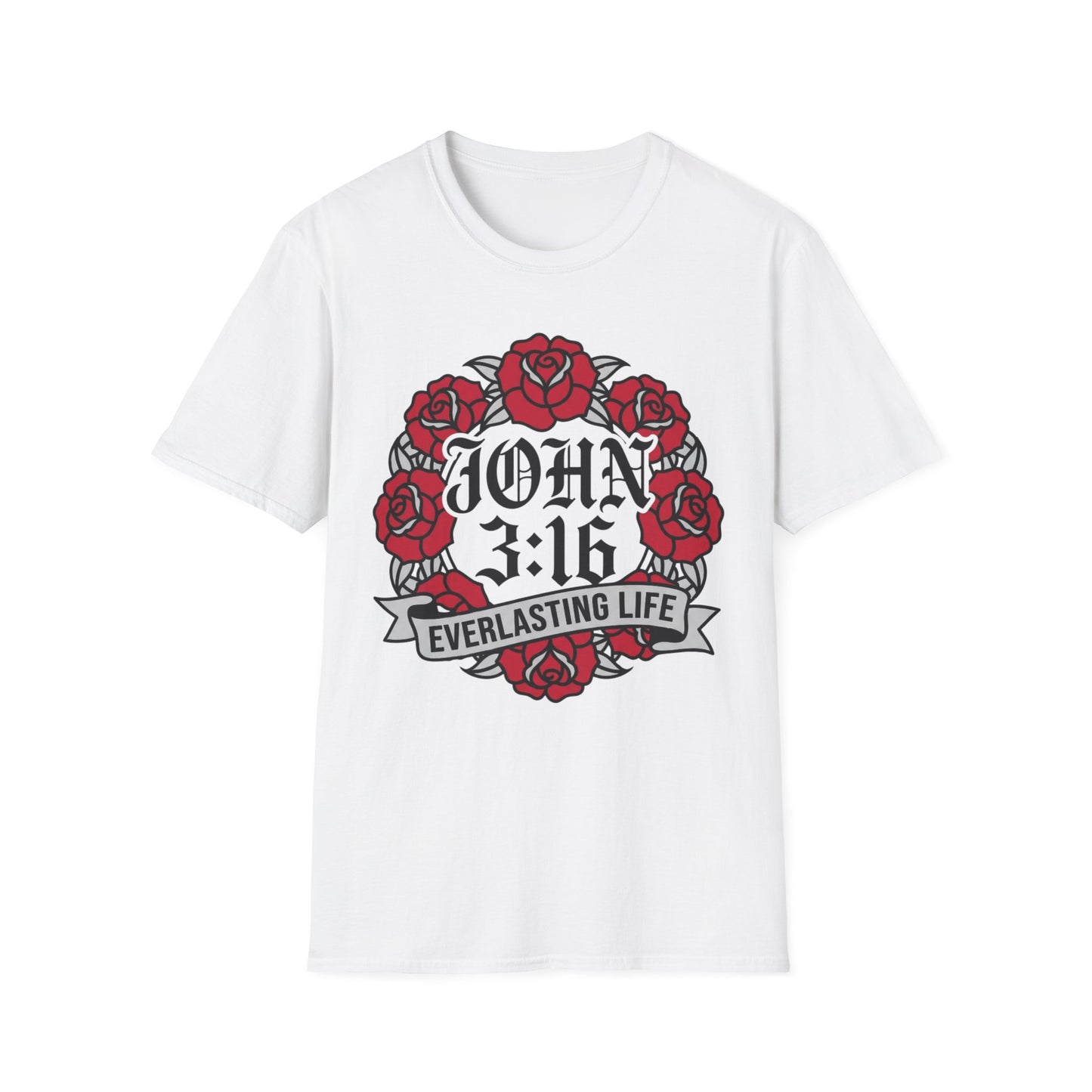 John 3:16 Rose T-Shirt