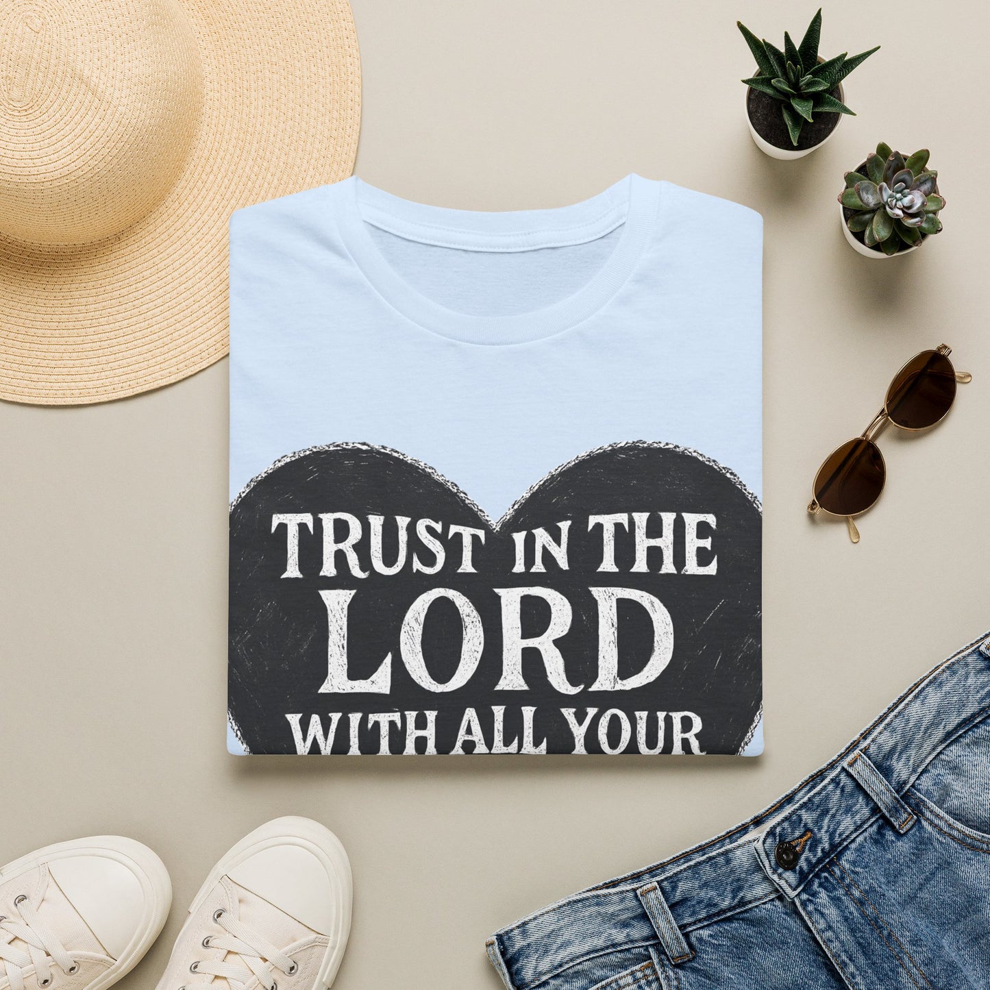 Trust in the Lord Heart T-Shirt