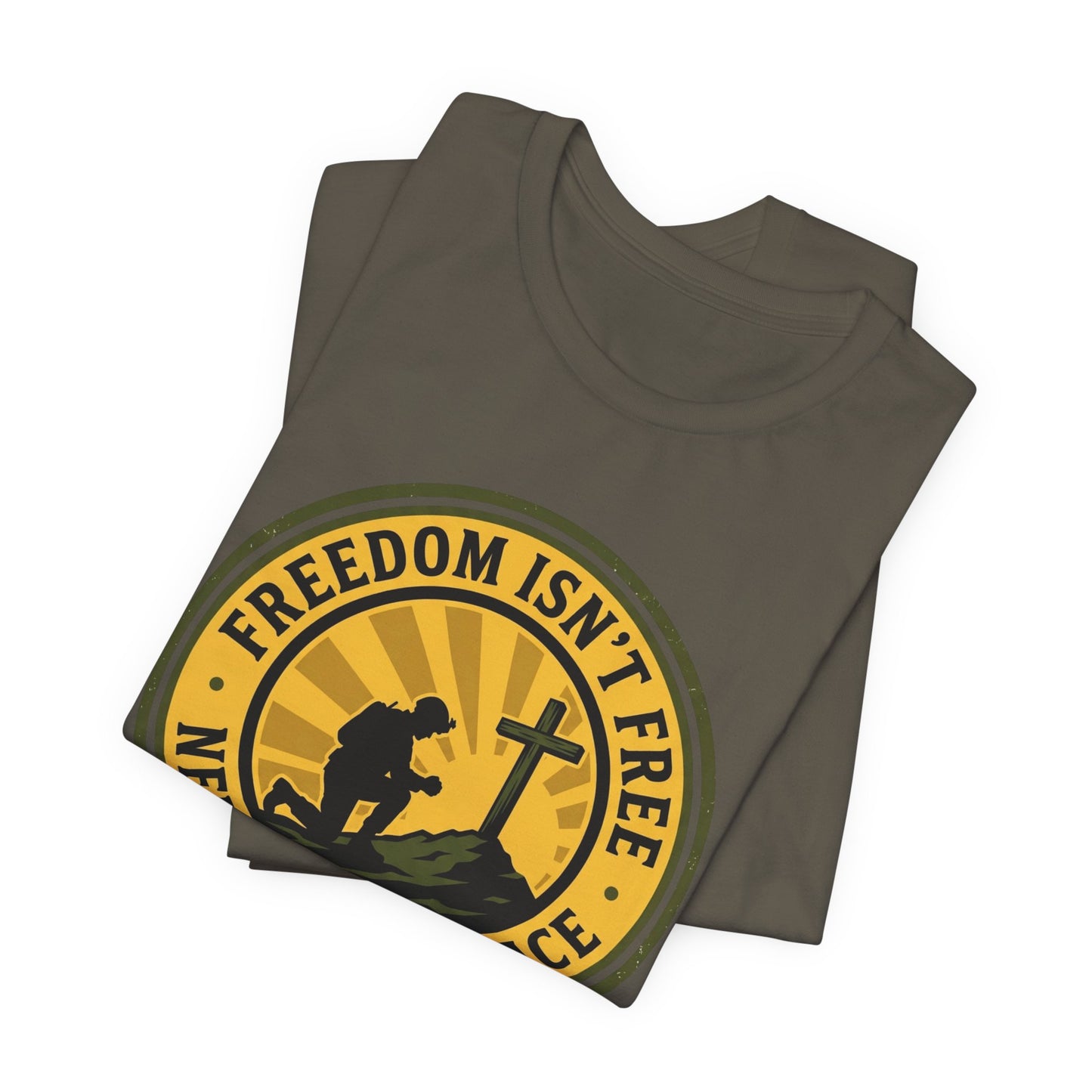 Freedom Isn’t Free Patriotic Christian Soldier T‑Shirt