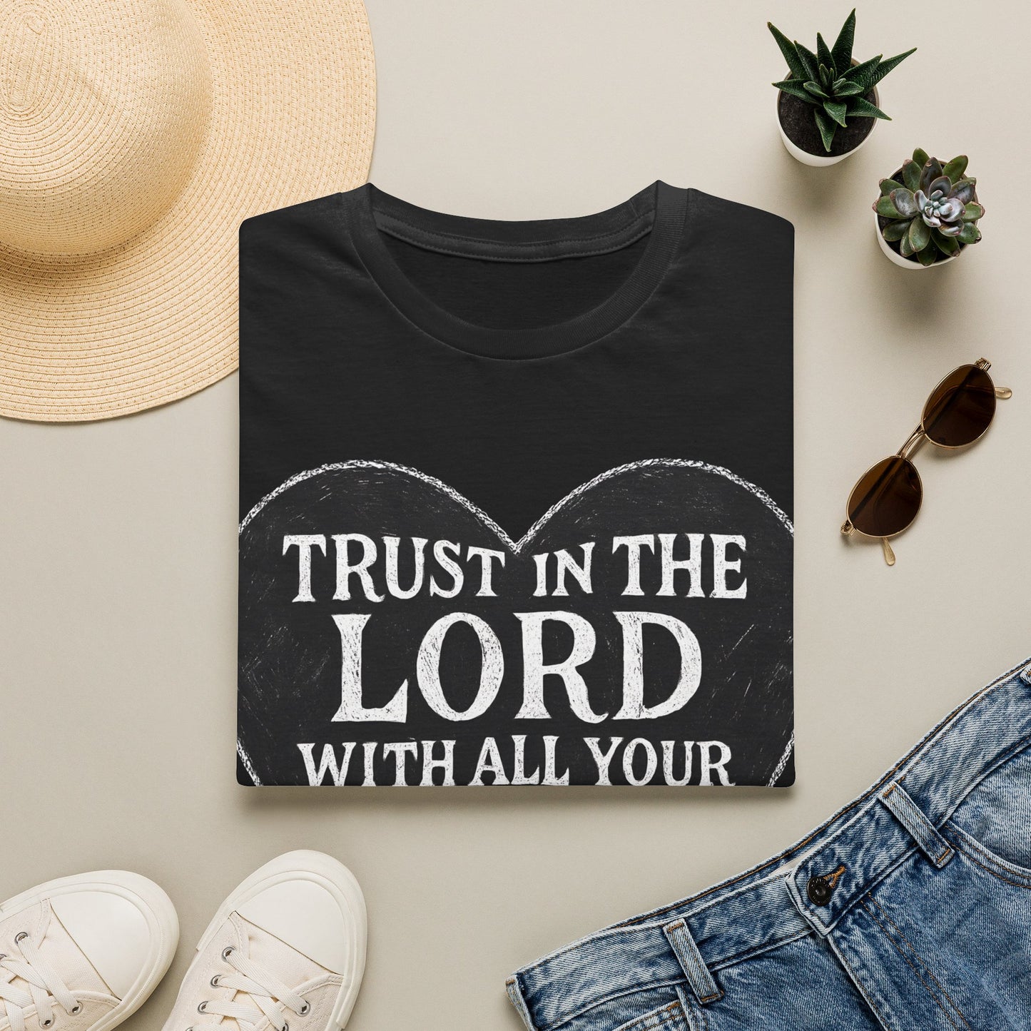 Trust in the Lord Heart T-Shirt