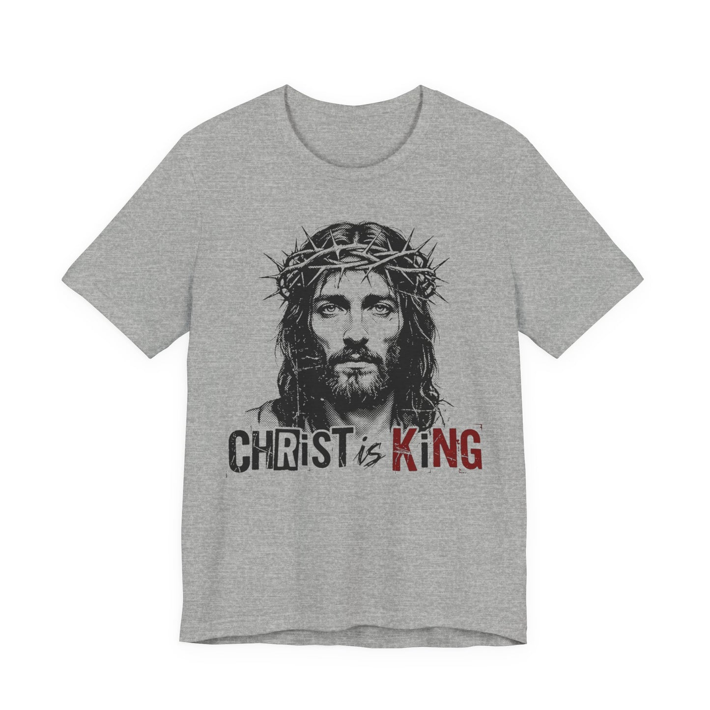 Christ Is King Jesus Portrait - T Shirt