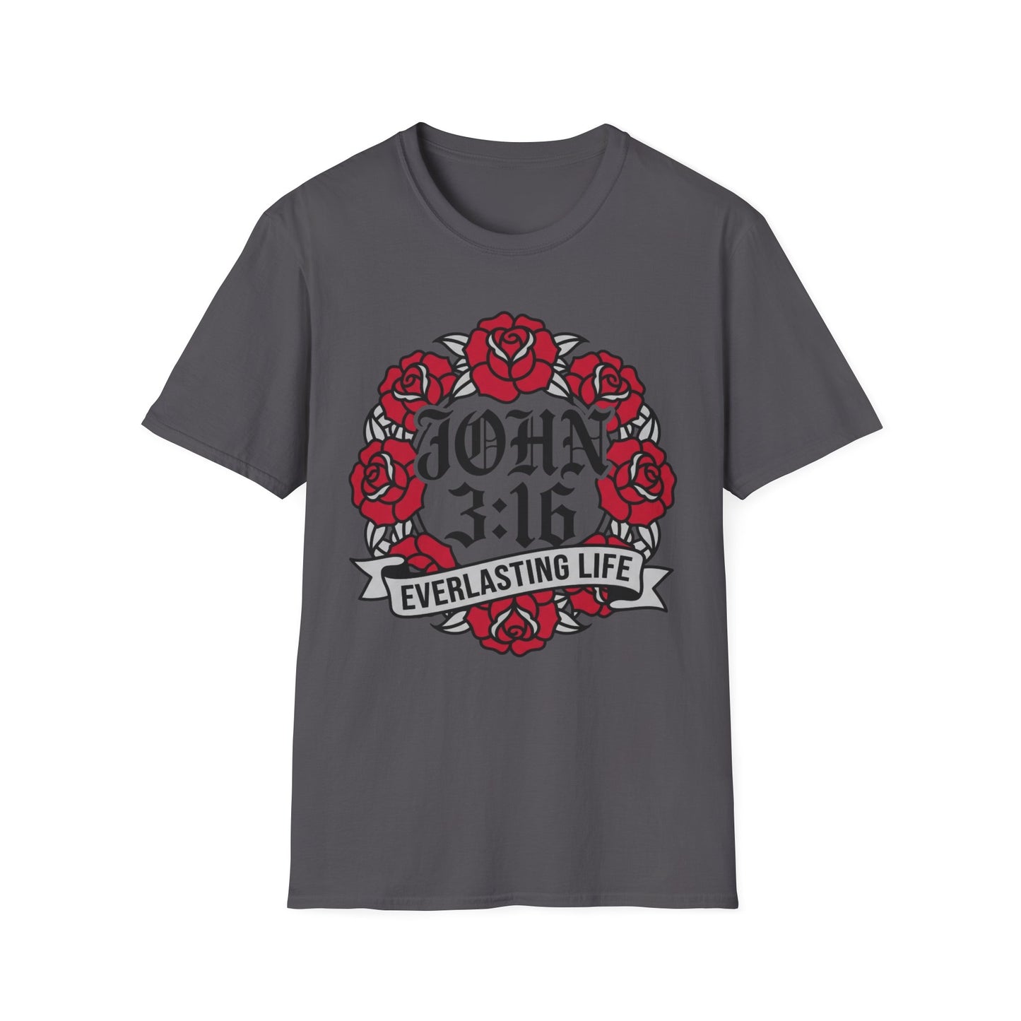 John 3:16 Rose T-Shirt
