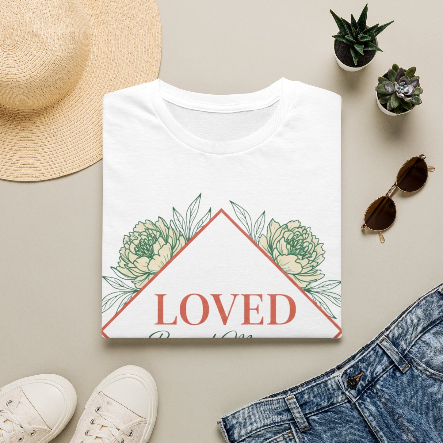 Loved Beyond Measure Floral T‑Shirt