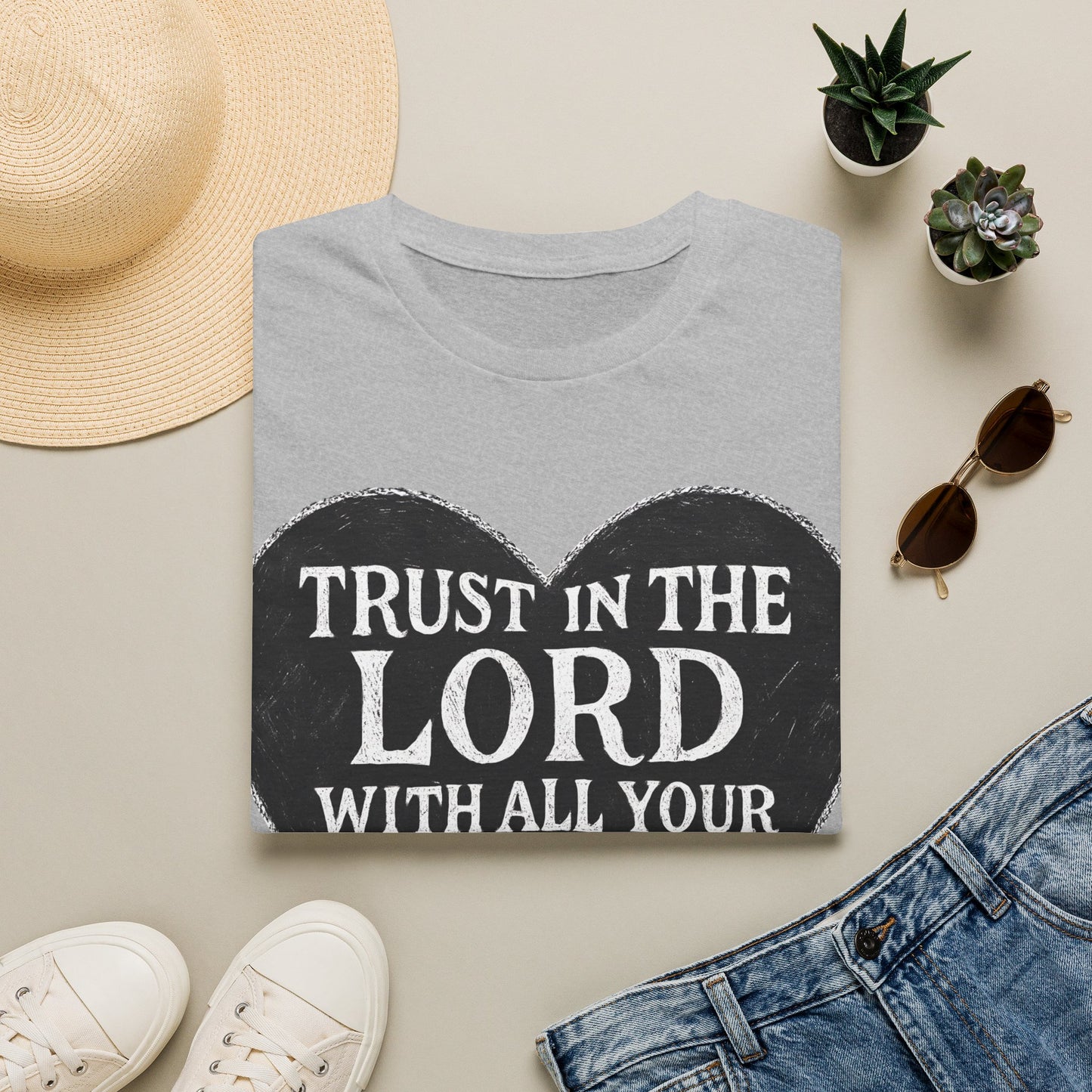 Trust in the Lord Heart T-Shirt