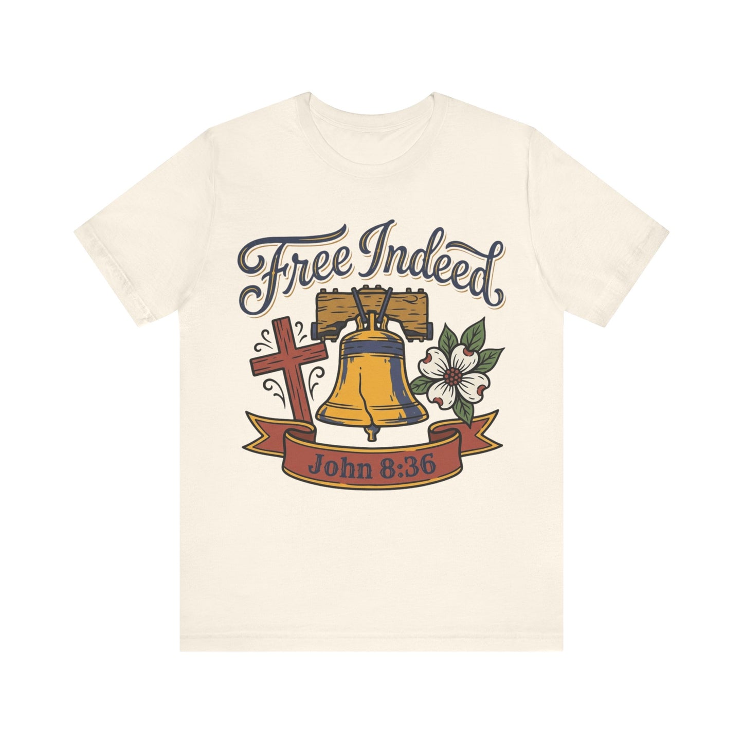 Free Indeed Liberty Bell Short Sleeve Tee