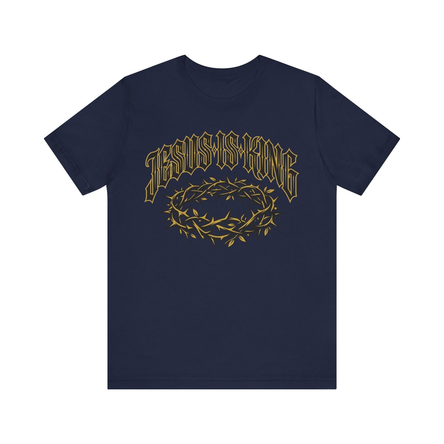 Jesus Is King T-Shirt — Crown of Thorns Christian Tee