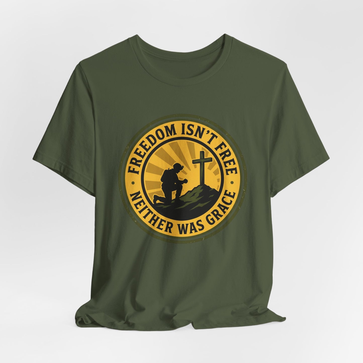 Freedom Isn’t Free Patriotic Christian Soldier T‑Shirt