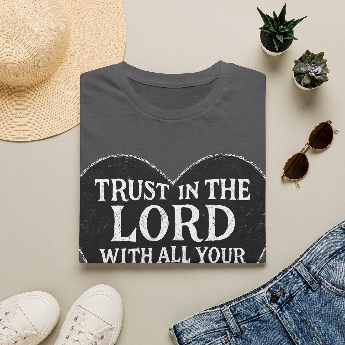Trust in the Lord Heart T-Shirt