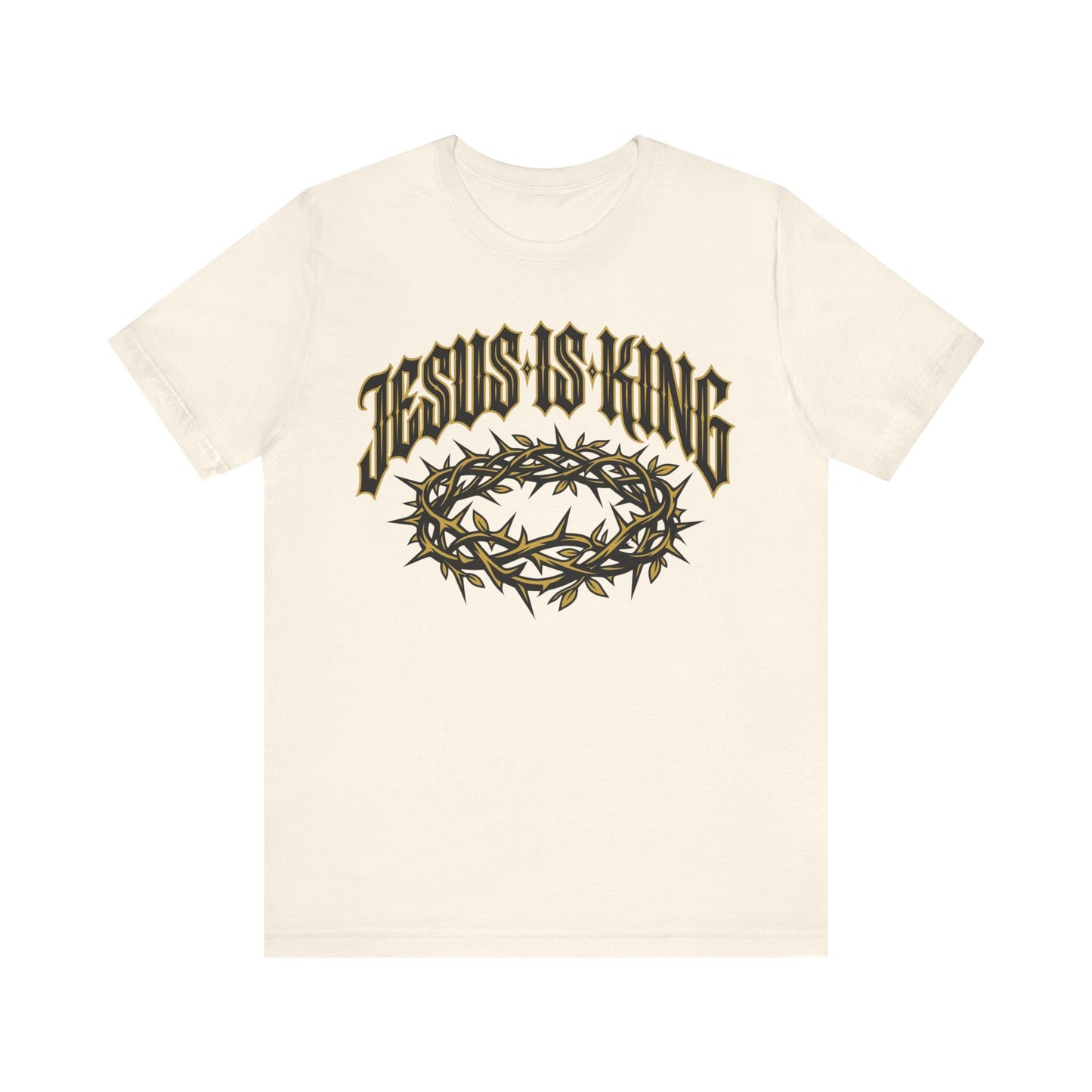 Jesus Is King T-Shirt — Crown of Thorns Christian Tee