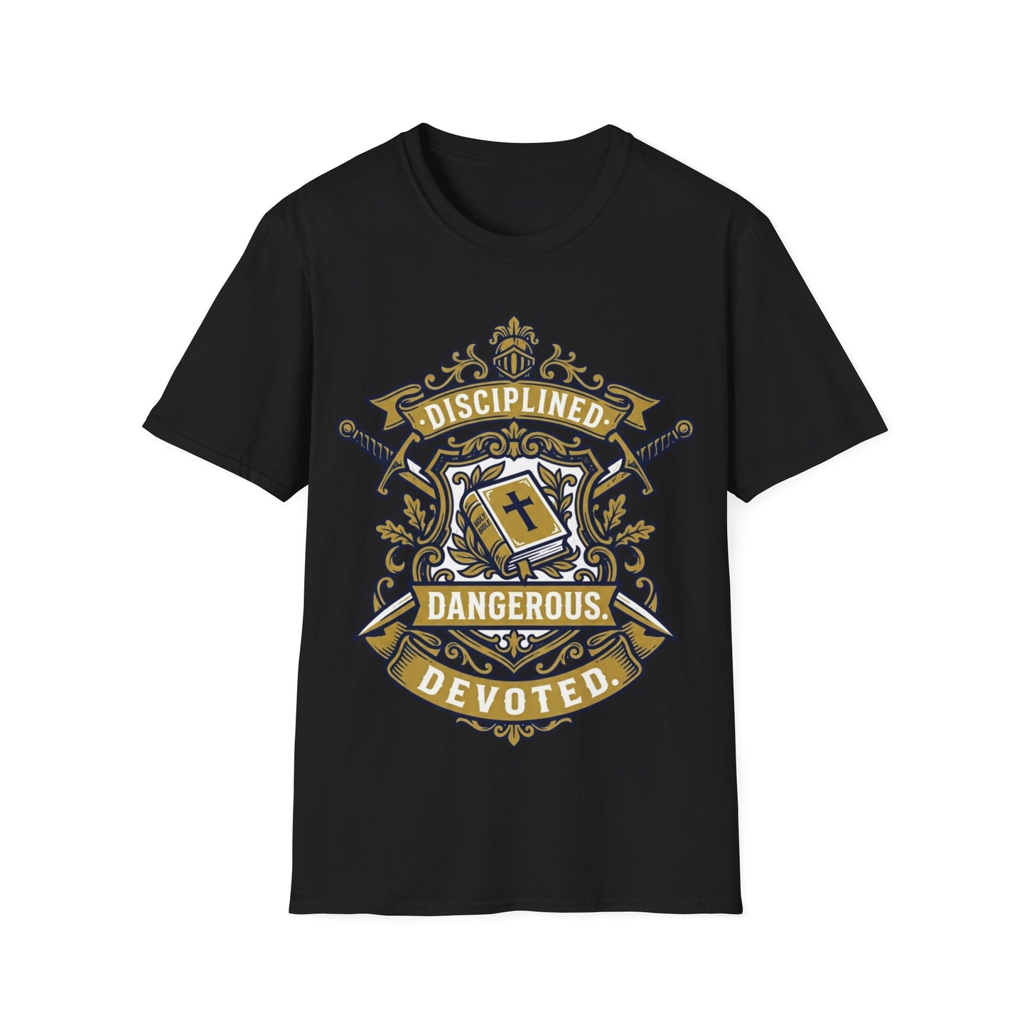Disciplined Dangerous Devoted Crest T-Shirt