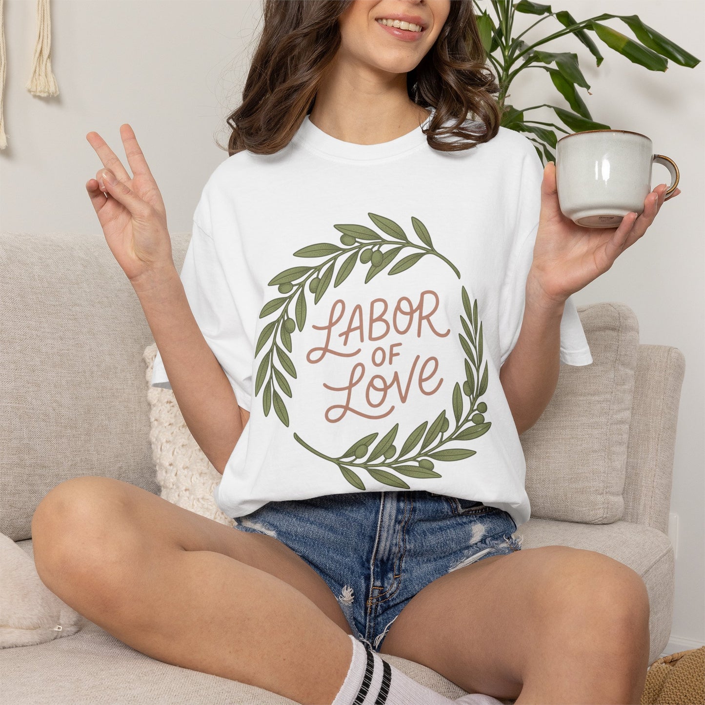 Labor of Love Wreath T-Shirt