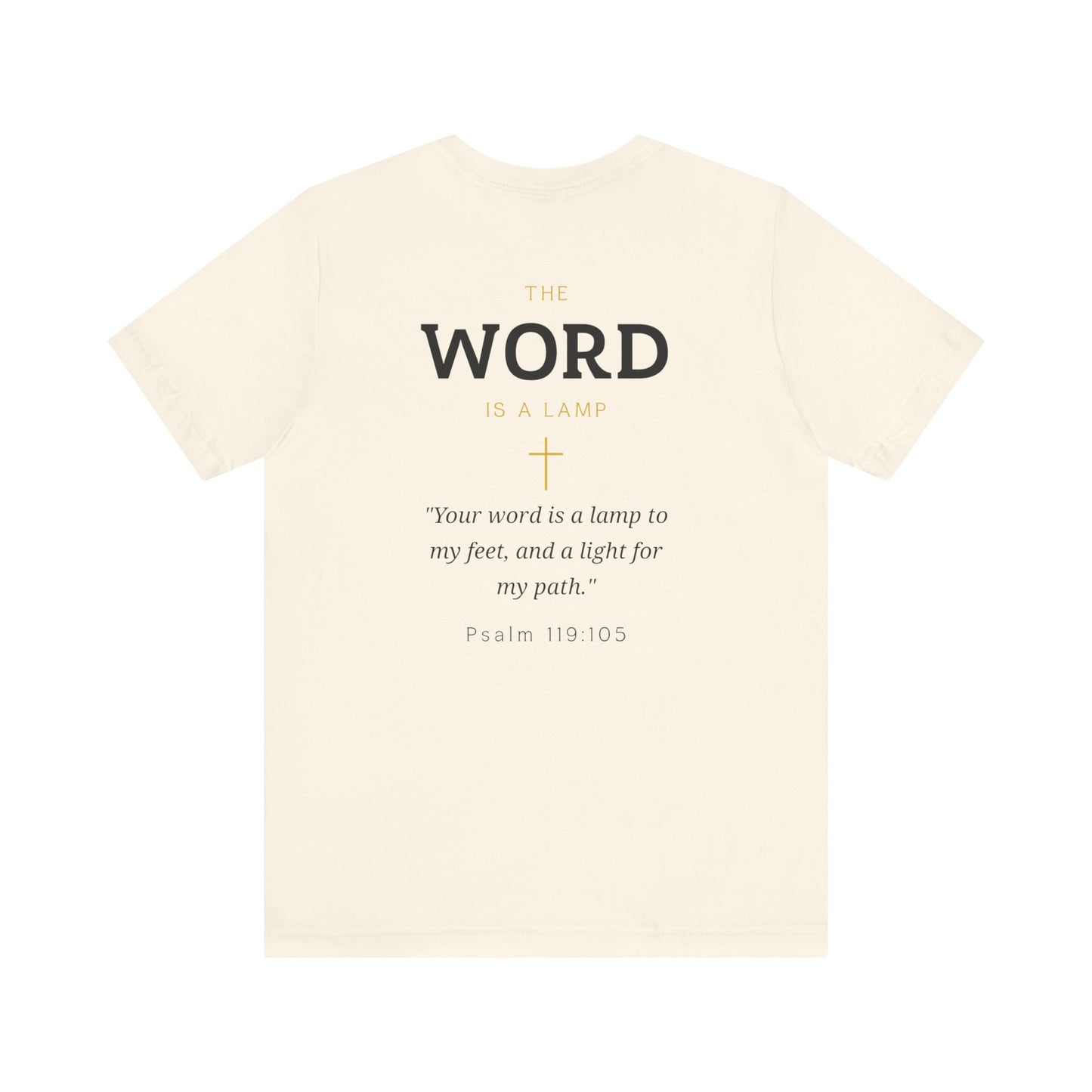The Word Is A Lamp T-Shirt — Christian Faith Tee with Psalm 119:105 Scripture