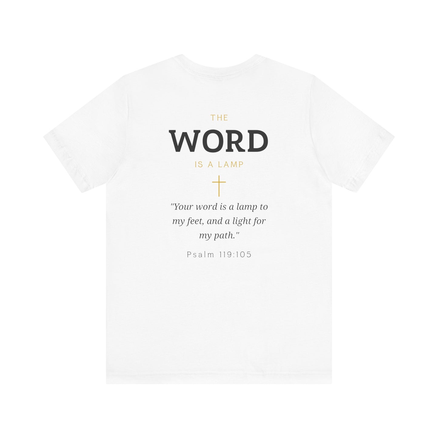 The Word Is A Lamp T-Shirt — Christian Faith Tee with Psalm 119:105 Scripture