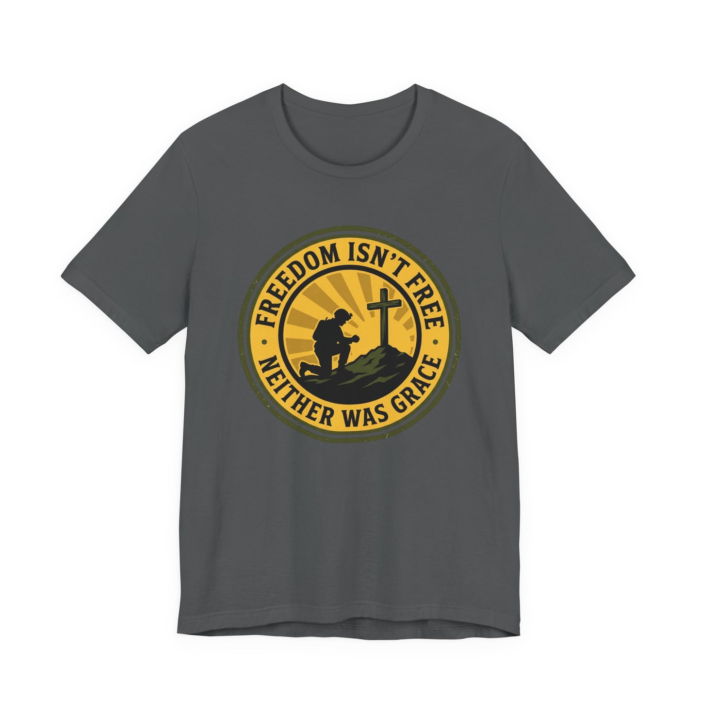 Freedom Isn’t Free Patriotic Christian Soldier T‑Shirt