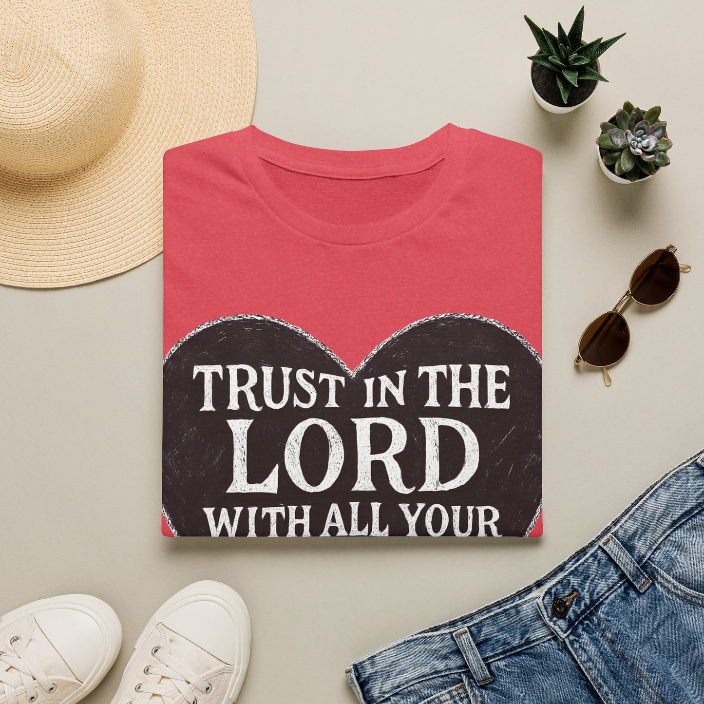 Trust in the Lord Heart T-Shirt