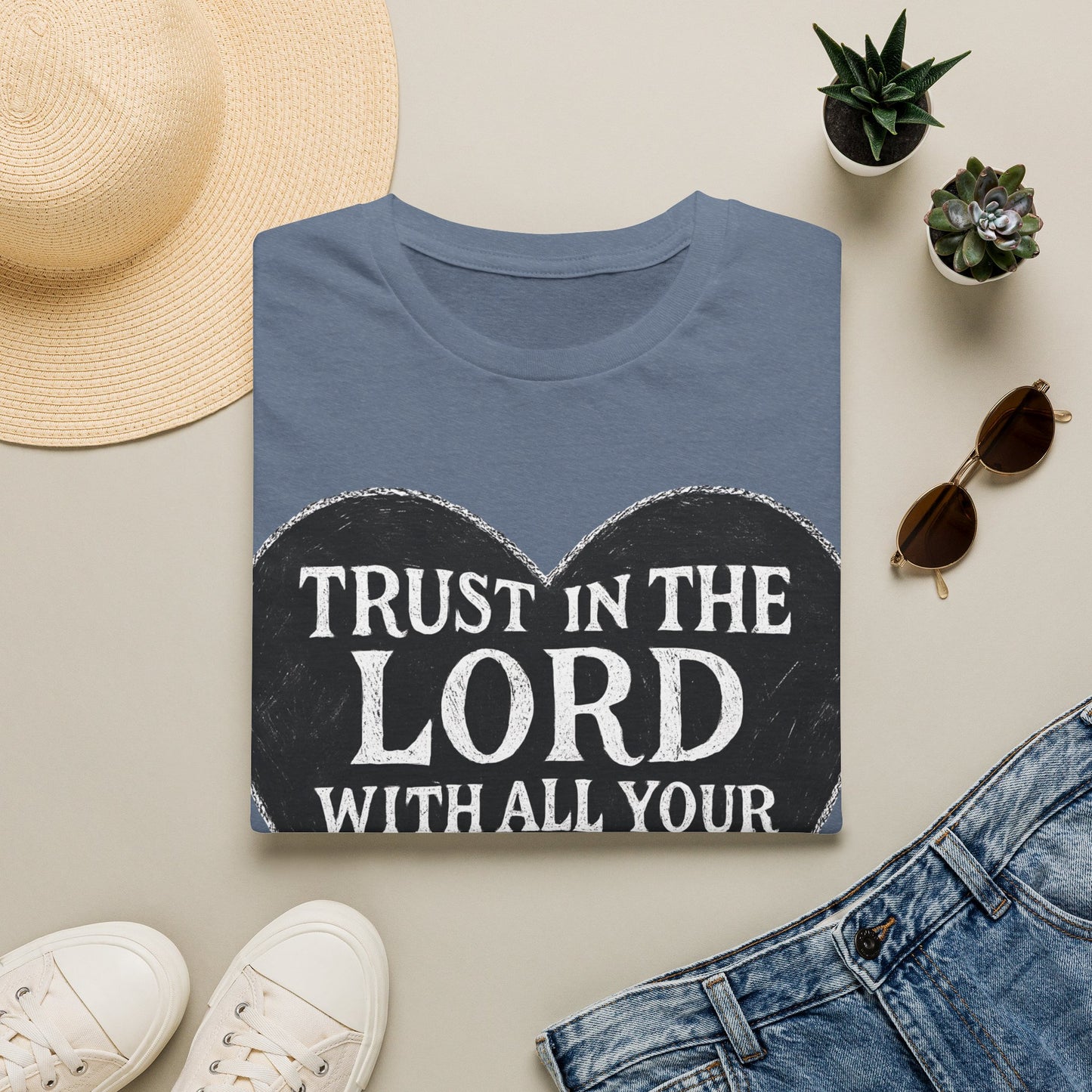 Trust in the Lord Heart T-Shirt