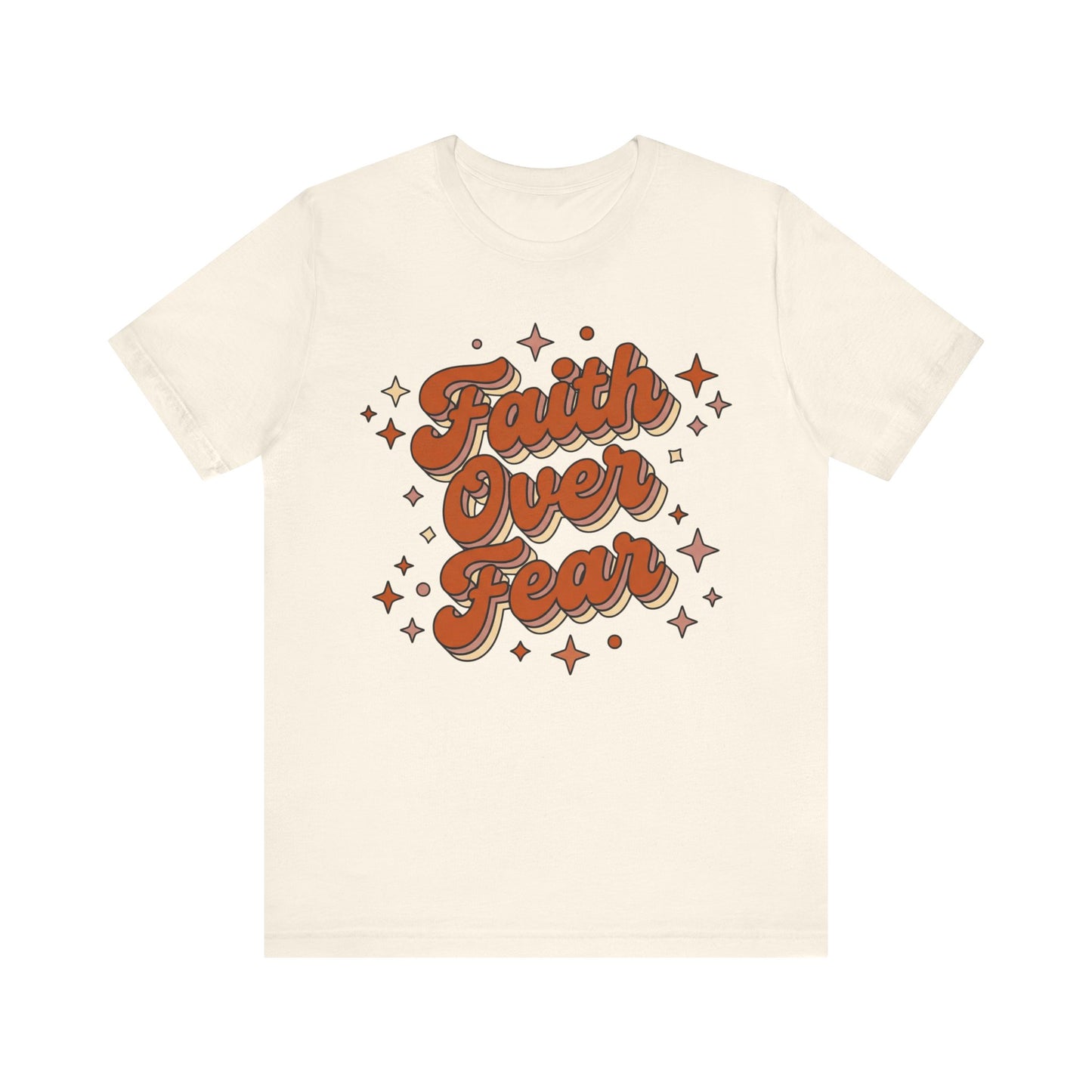 Faith Over Fear Retro T-Shirt