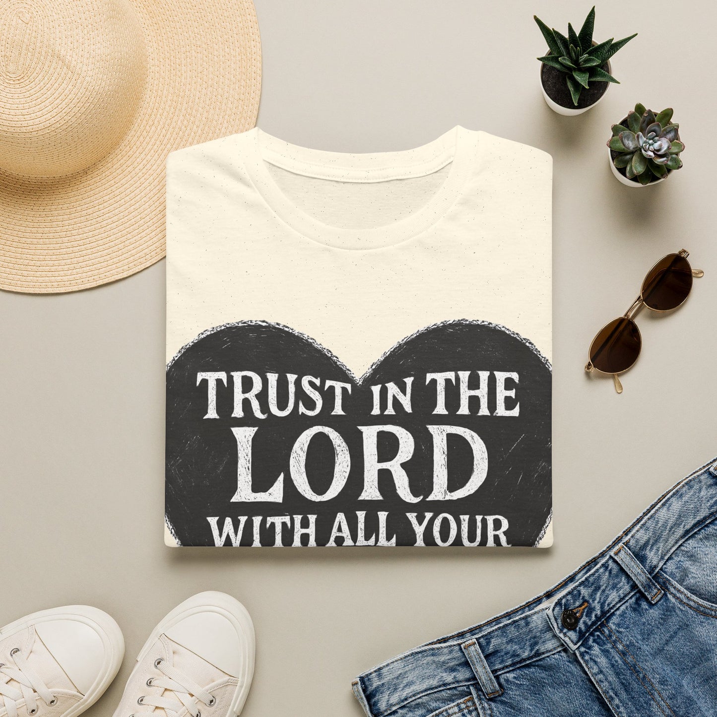 Trust in the Lord Heart T-Shirt