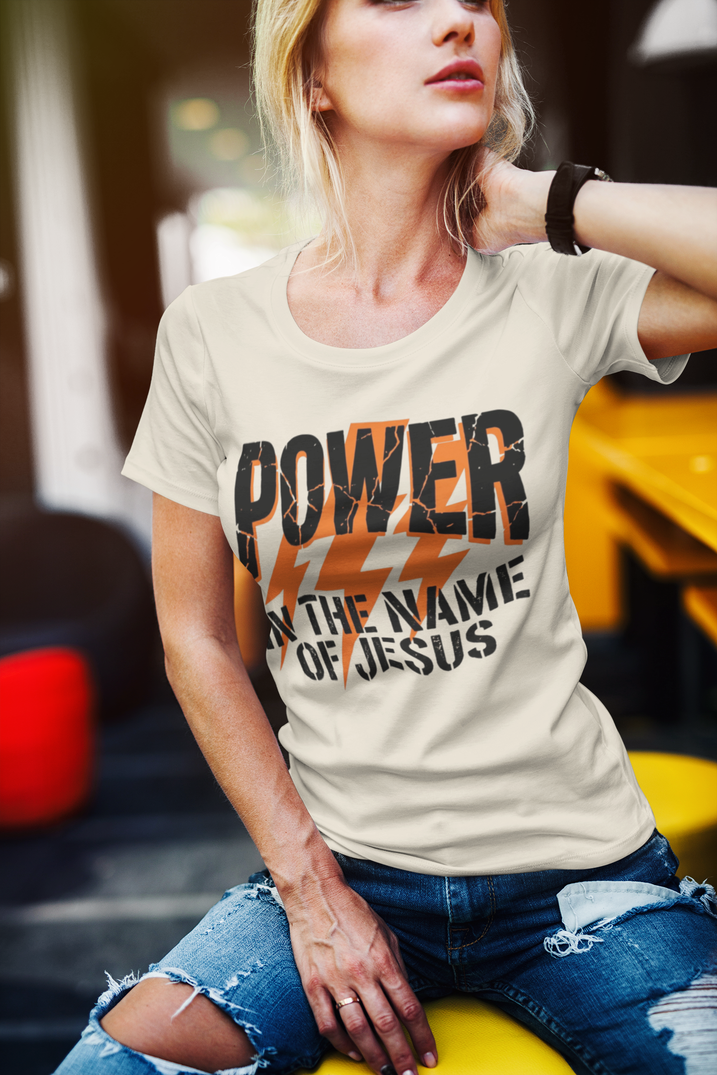 Power in the Name of Jesus T-Shirt — Christian Faith Graphic Tee